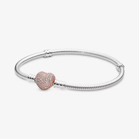 Sparkling Heart Bracelet