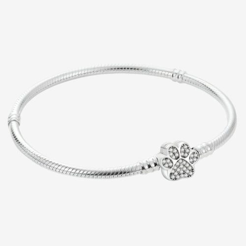 Paw Print Clasp Bracelet