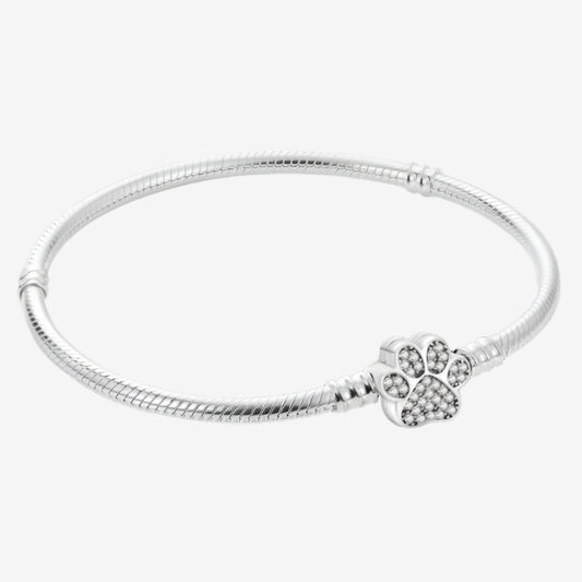 Paw Print Clasp Bracelet