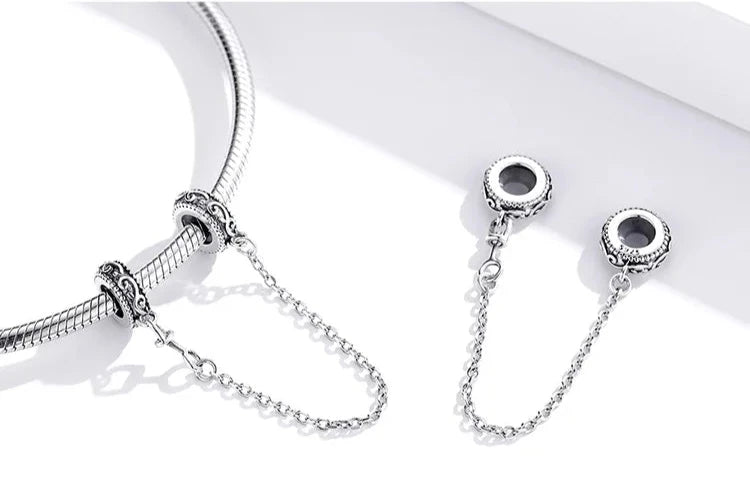 Linked Safety Chain Charm