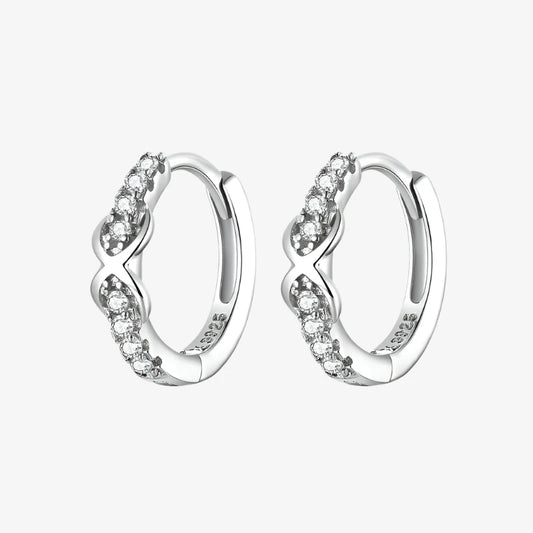 Infinite Halo Hoop Earrings