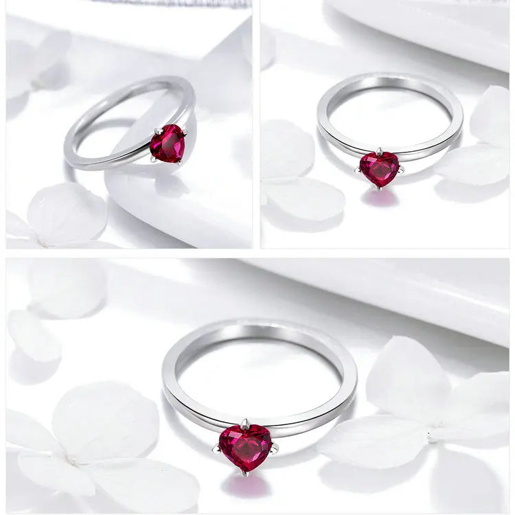 Crimson Heart Ring