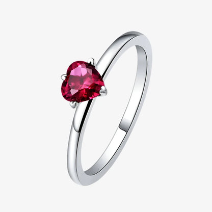 Crimson Heart Ring