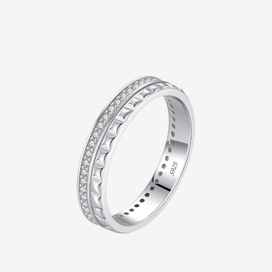 Brilliant Square Stacking Ring