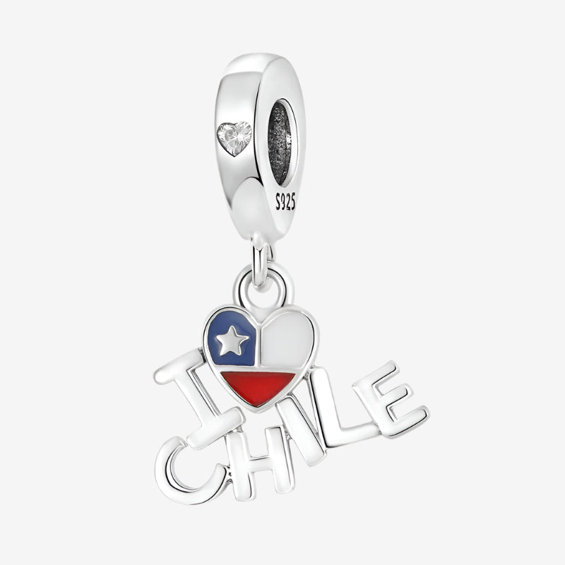 I Love Chile Dangle Charm