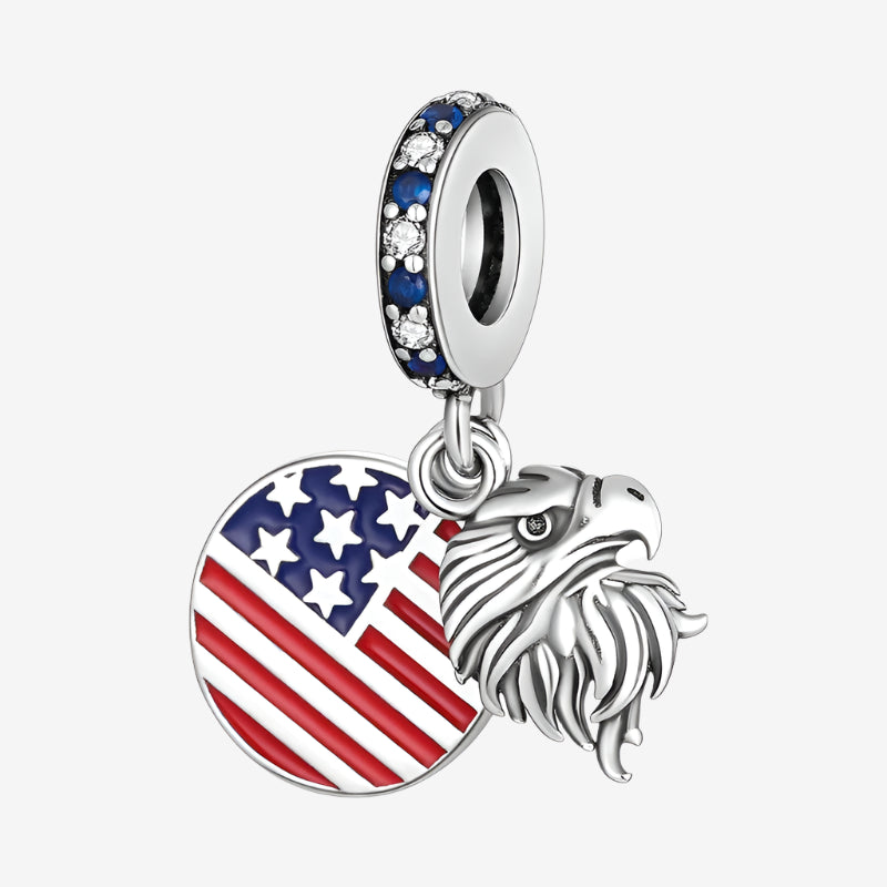 U.S.A Eagle Dangle Charm