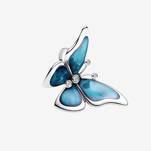 Azure Butterfly Charm