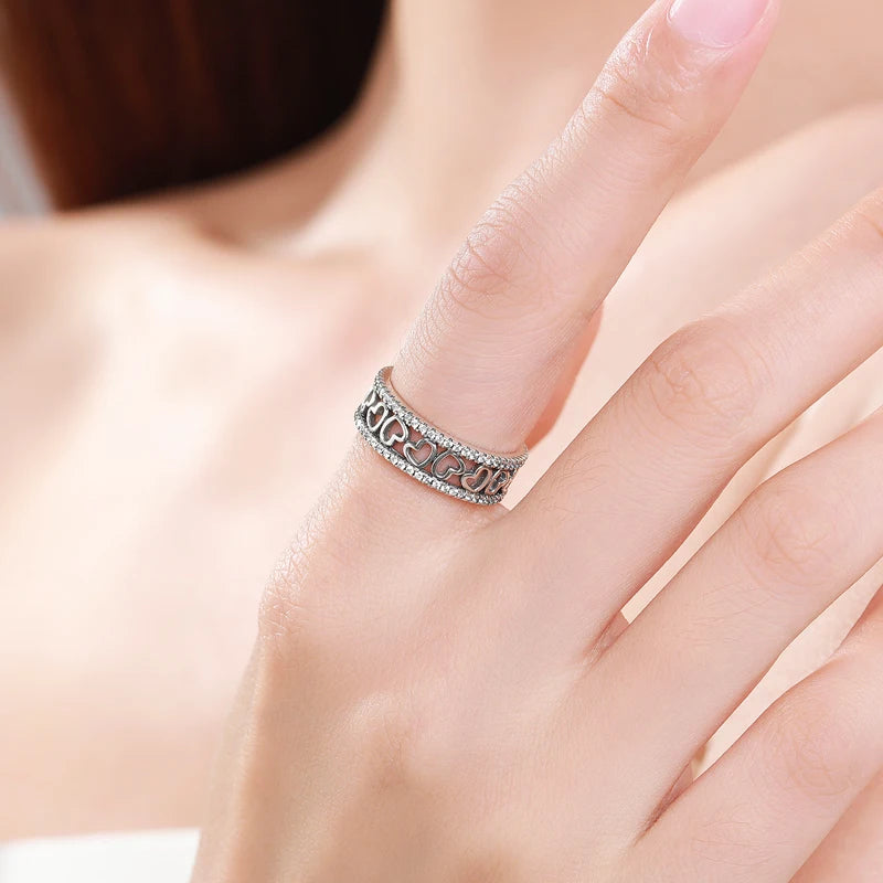 Heart of Diamonds Ring